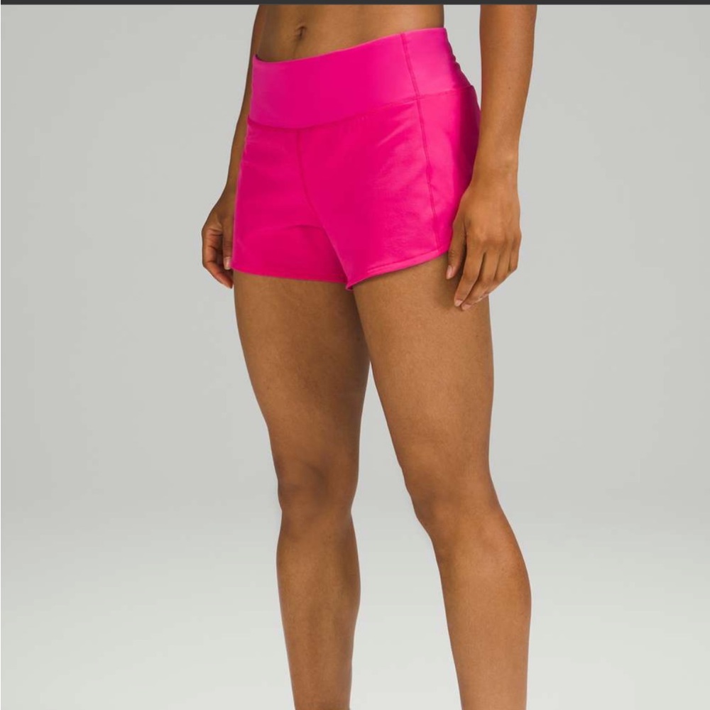Lululemon Speed Up Mid-Rise Short 4” | Sonic Pink | Size 6